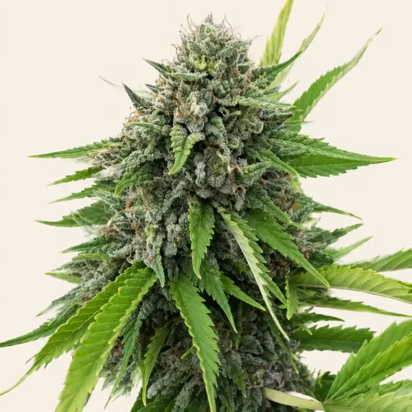 Blühende Cannabispflanze Bubblegum